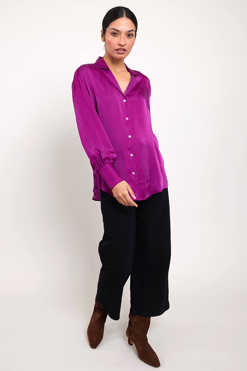 Josefa Satin Blouse