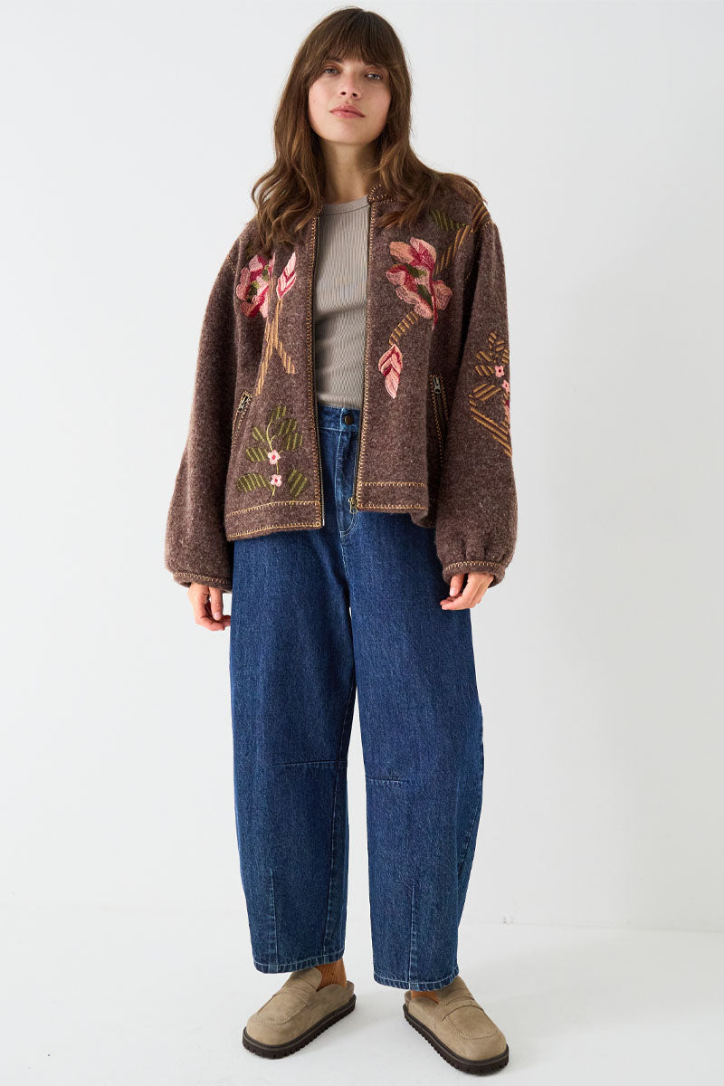 Aphira Embroidered Wool Jacket