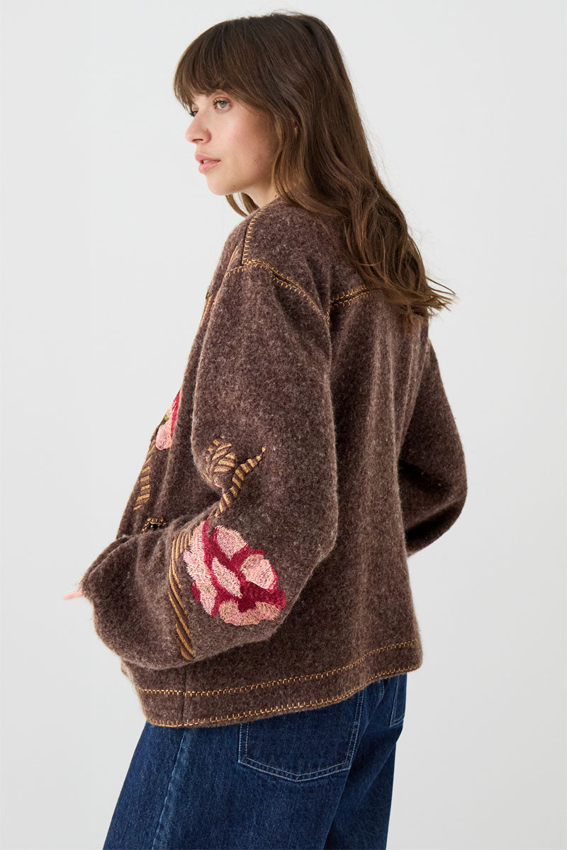 Aphira Embroidered Wool Jacket