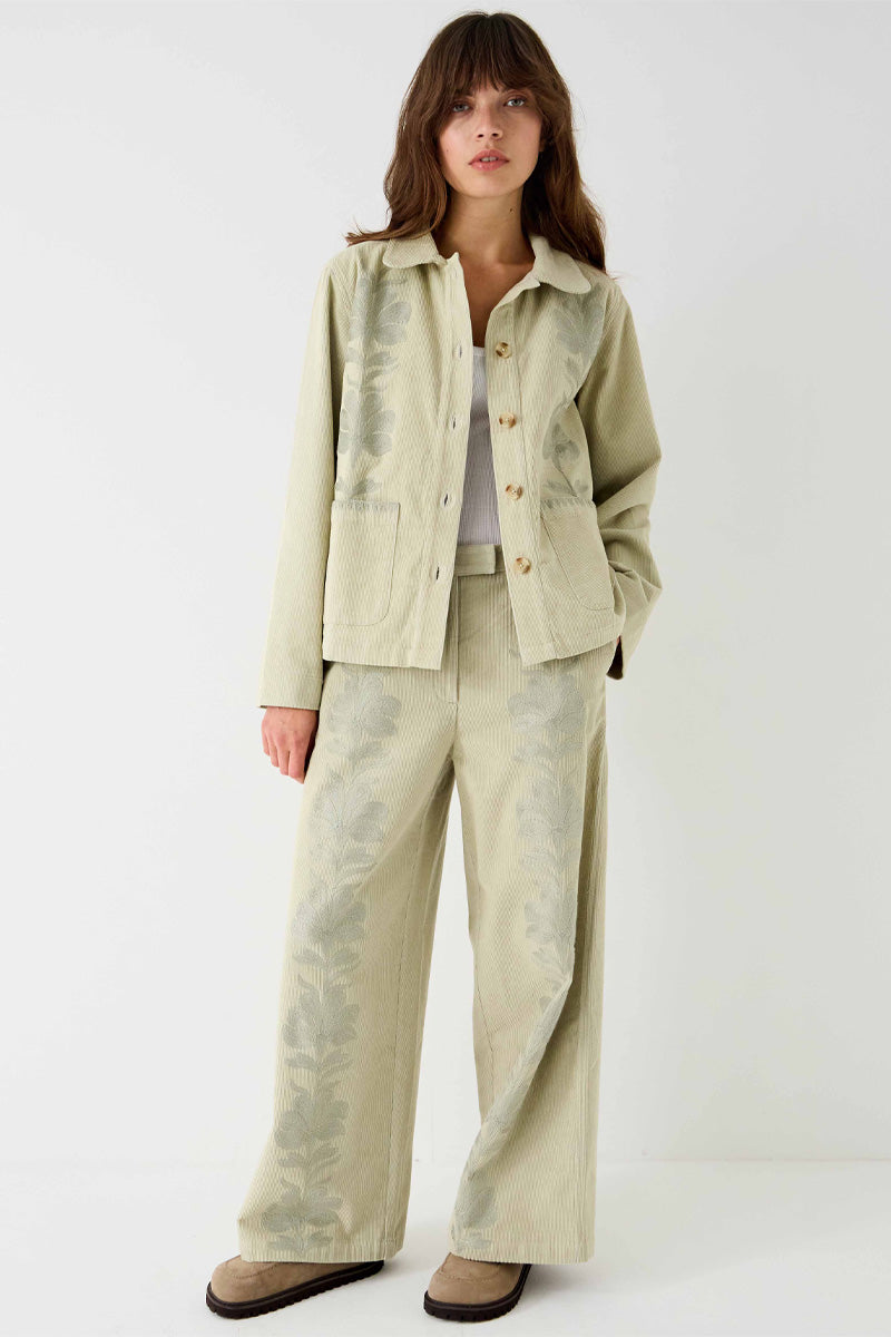 Astrid Cord Embroidered Jacket