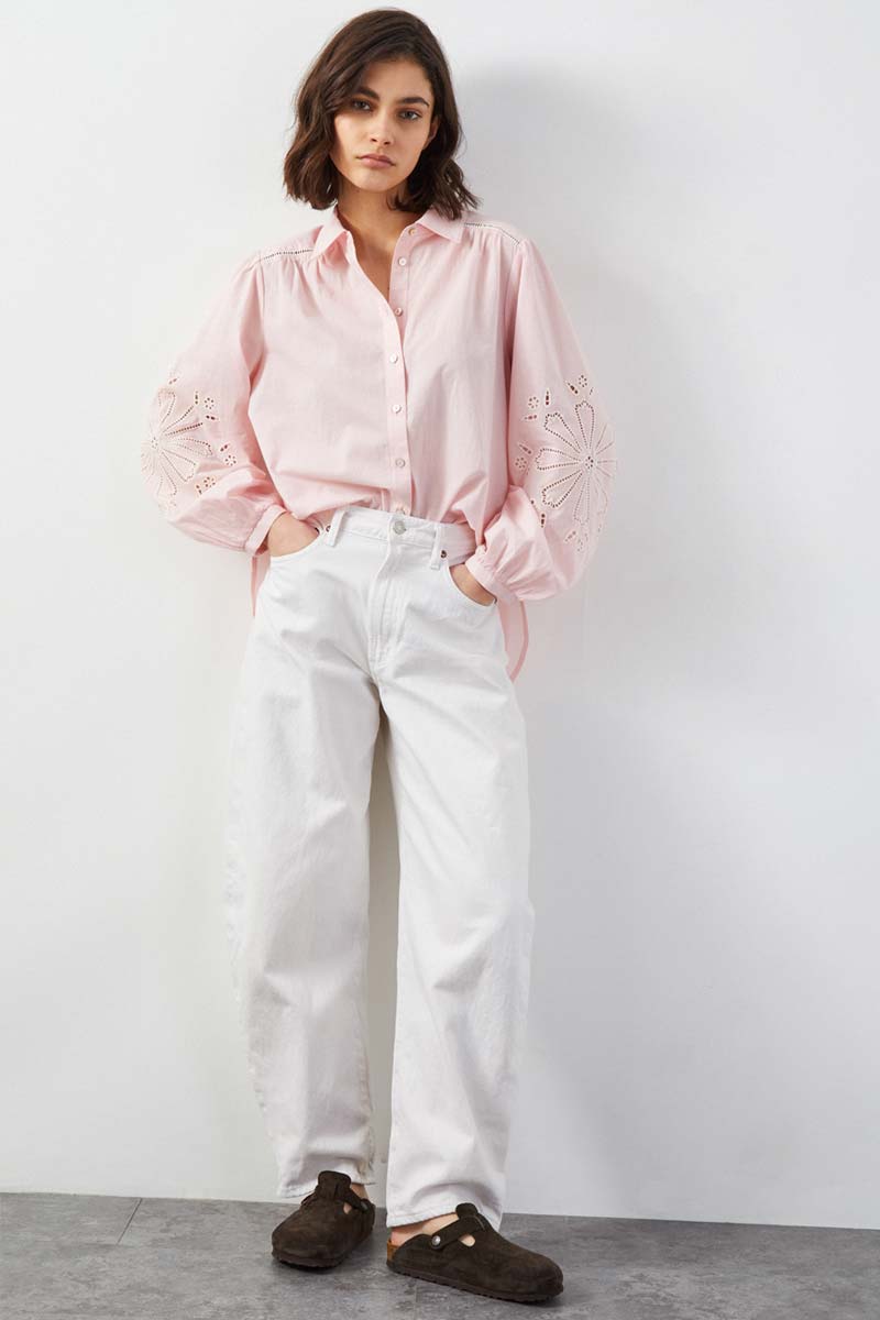 Aliona Broderie Anglaise Shirt