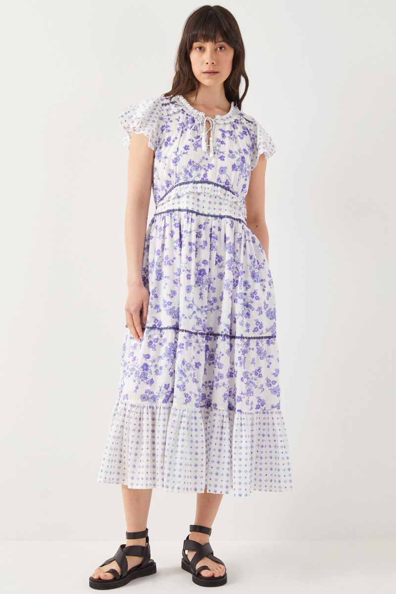 Rosina Floral Printed Cotton Dress