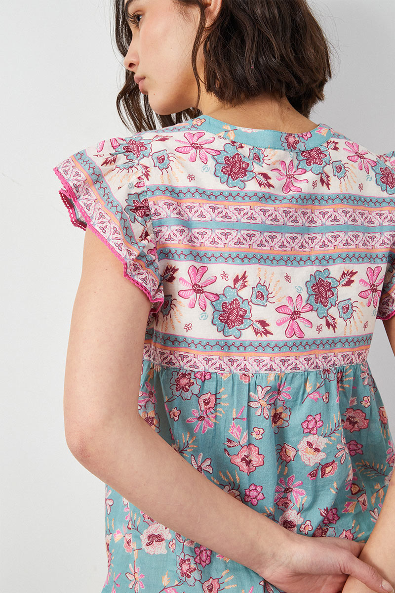 Clementine Frill Top