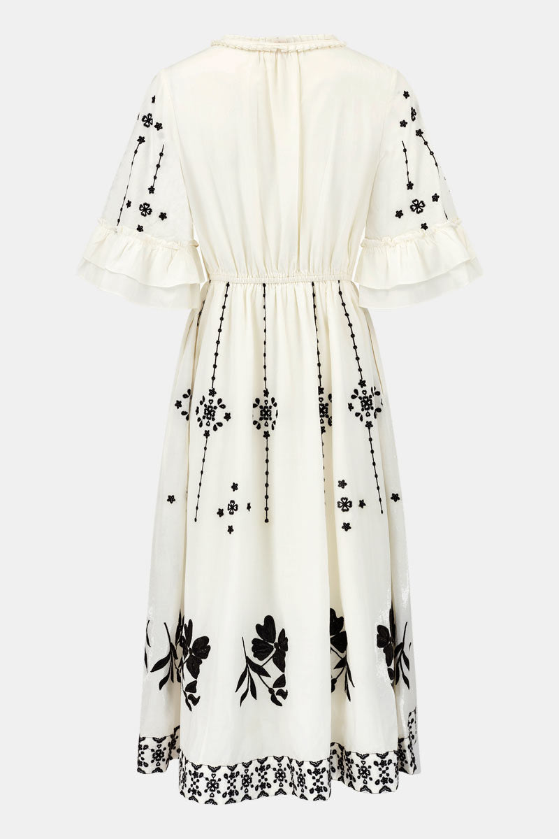 Manon Embroidered Dress