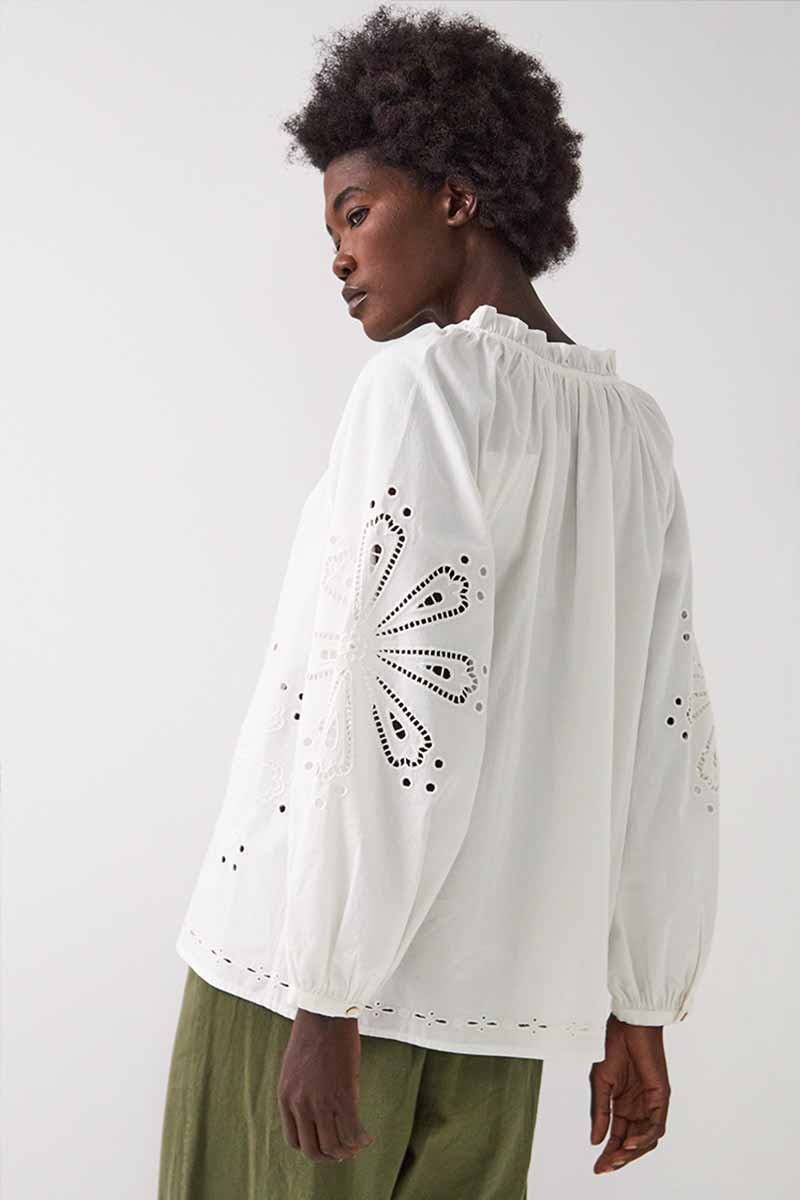Aliona Broderie Anglaise Blouse