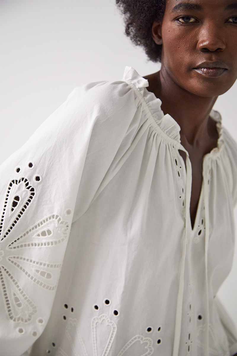 Aliona Broderie Anglaise Blouse