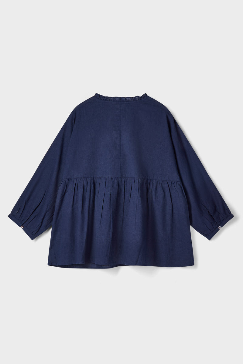 Kirat Embroidered Cotton Blouse