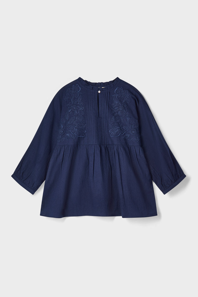 Kirat Embroidered Cotton Blouse