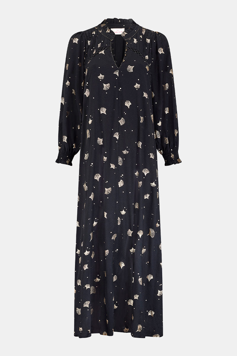 Monika Foil Print Maxi Dress