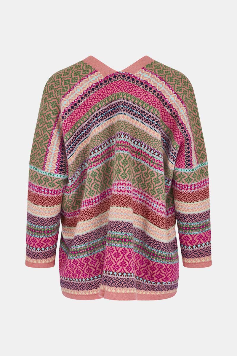 East x Oubas Fairisle Wool Cardigan