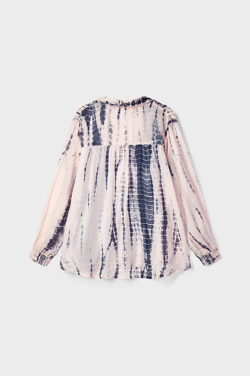 Carrie Tie Dye Blue Shirt