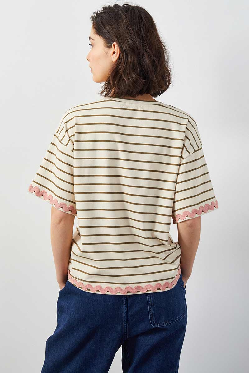 Ebba Jersey Striped T-shirt