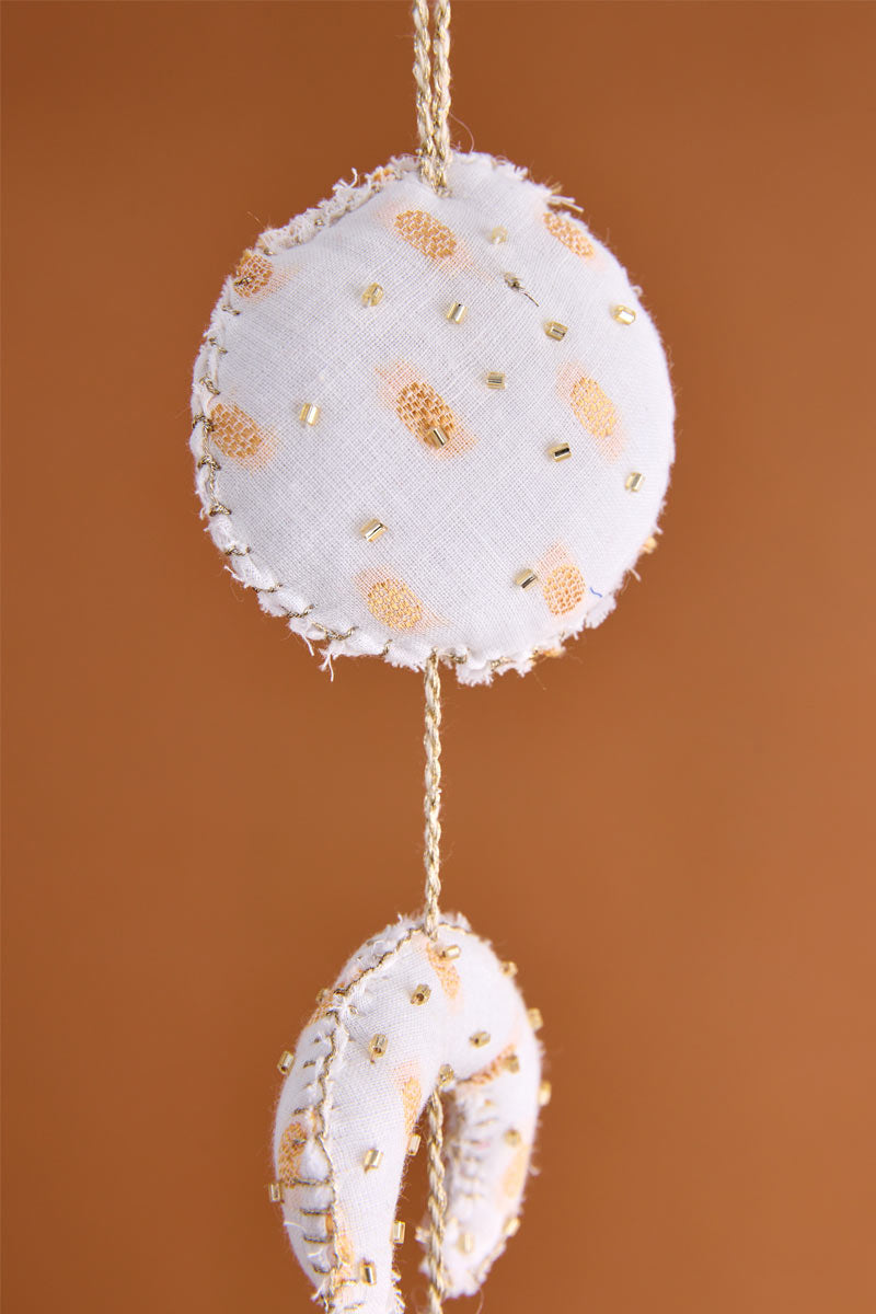 Handcrafted Light Moon Hanging Ornament