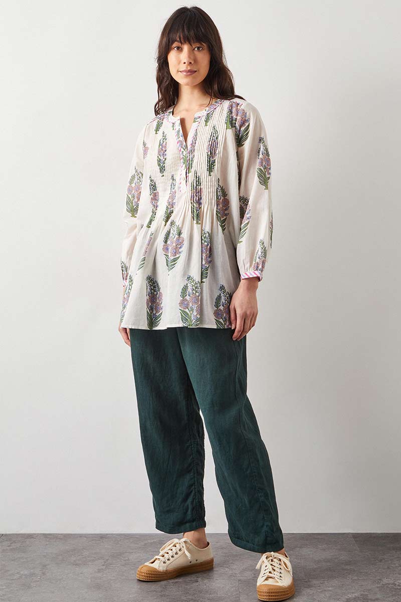 Logan Pintuck Blouse