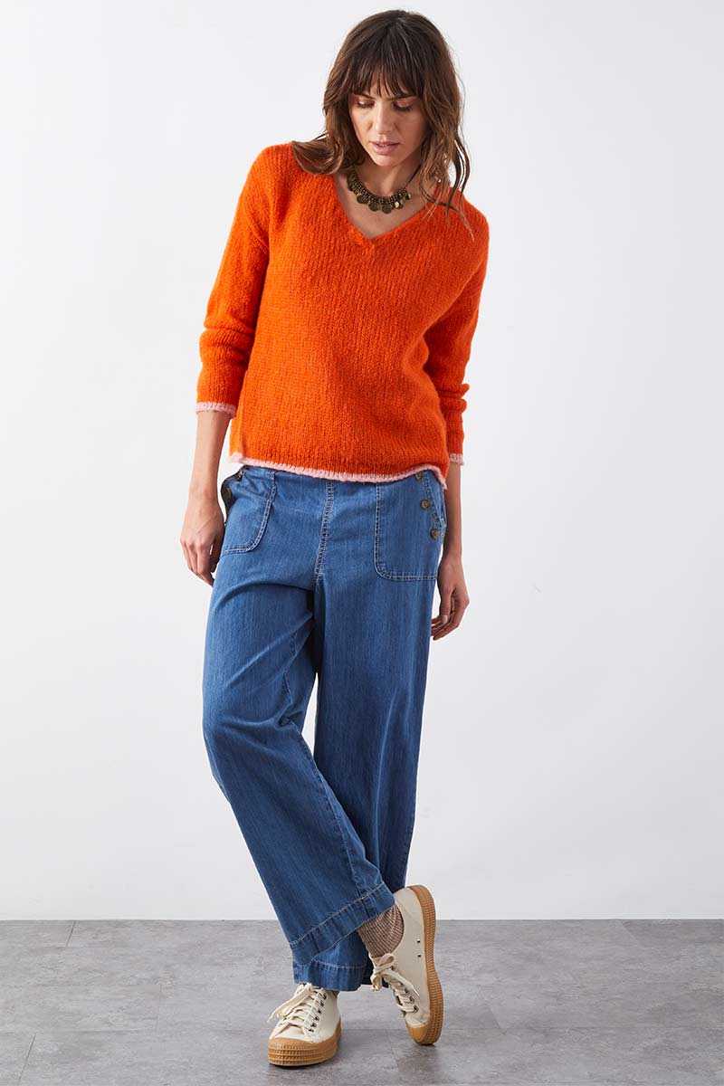 Anne Knit Jumper Orange