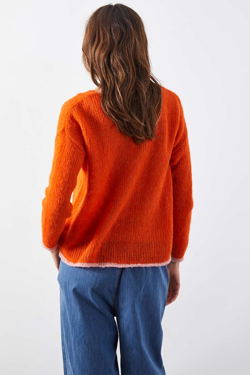 Anne Knit Jumper Orange