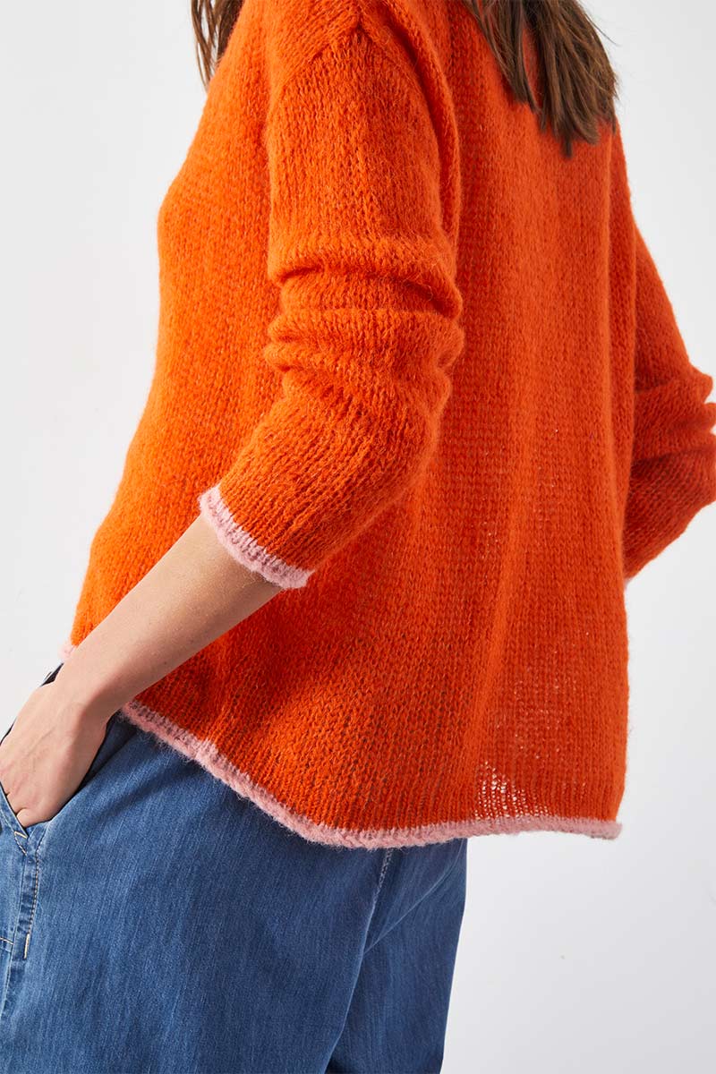 Anne Knit Jumper Orange