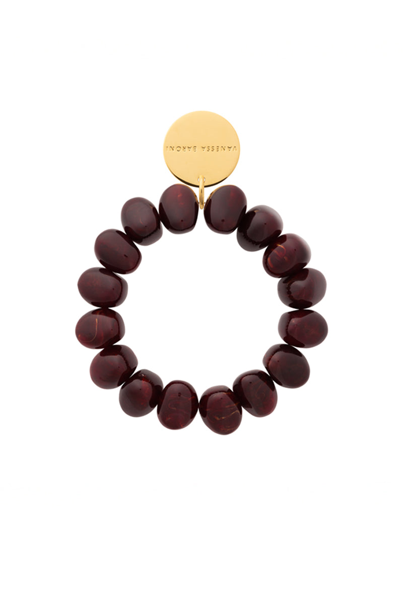 Stone Flex Bordeaux Marble Bracelet