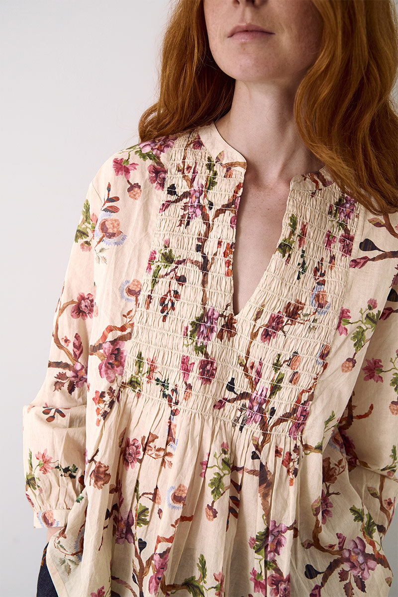 Adelle Floral Cotton Top