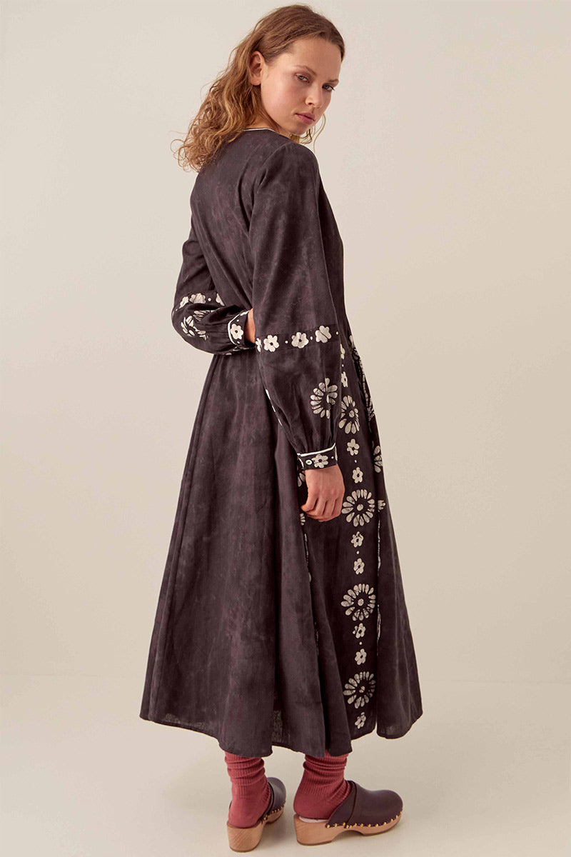 Aimi Hand-Batik Cotton Dress