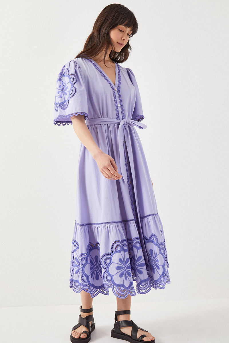 Aliona Broderie Anglaise Dress