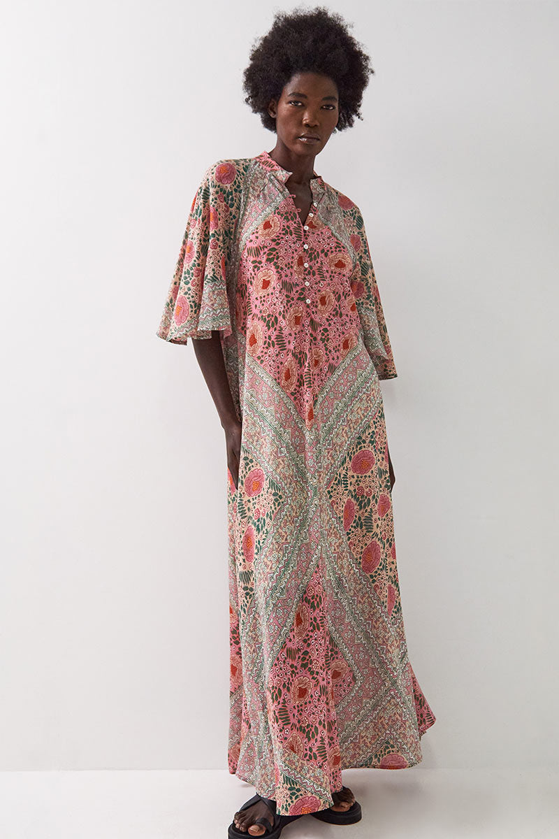 Amelie Scarf Print Dress