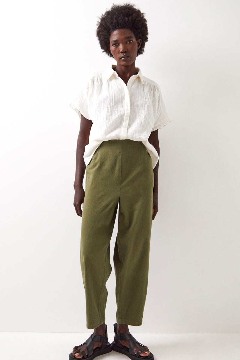 Annie Cotton Trousers Khaki
