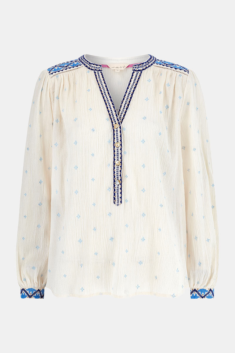 Aria Embroidered Top