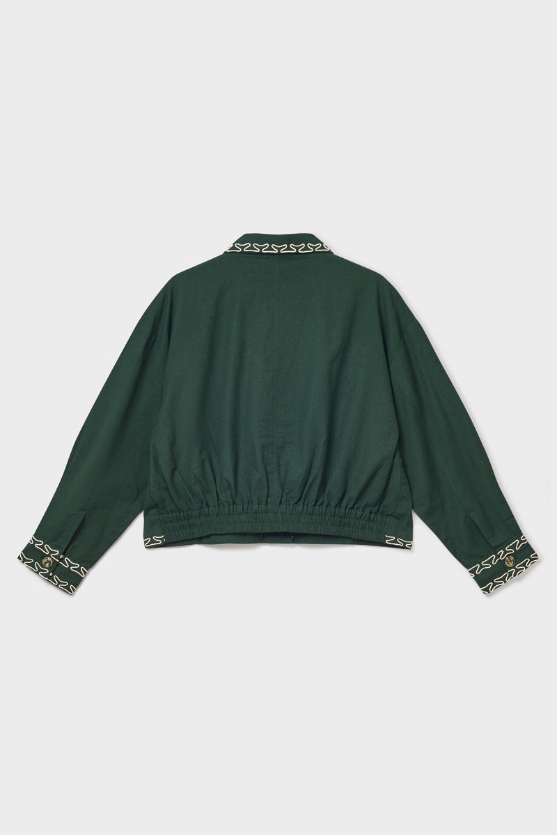 Arnella Embroidered Cotton Jacket