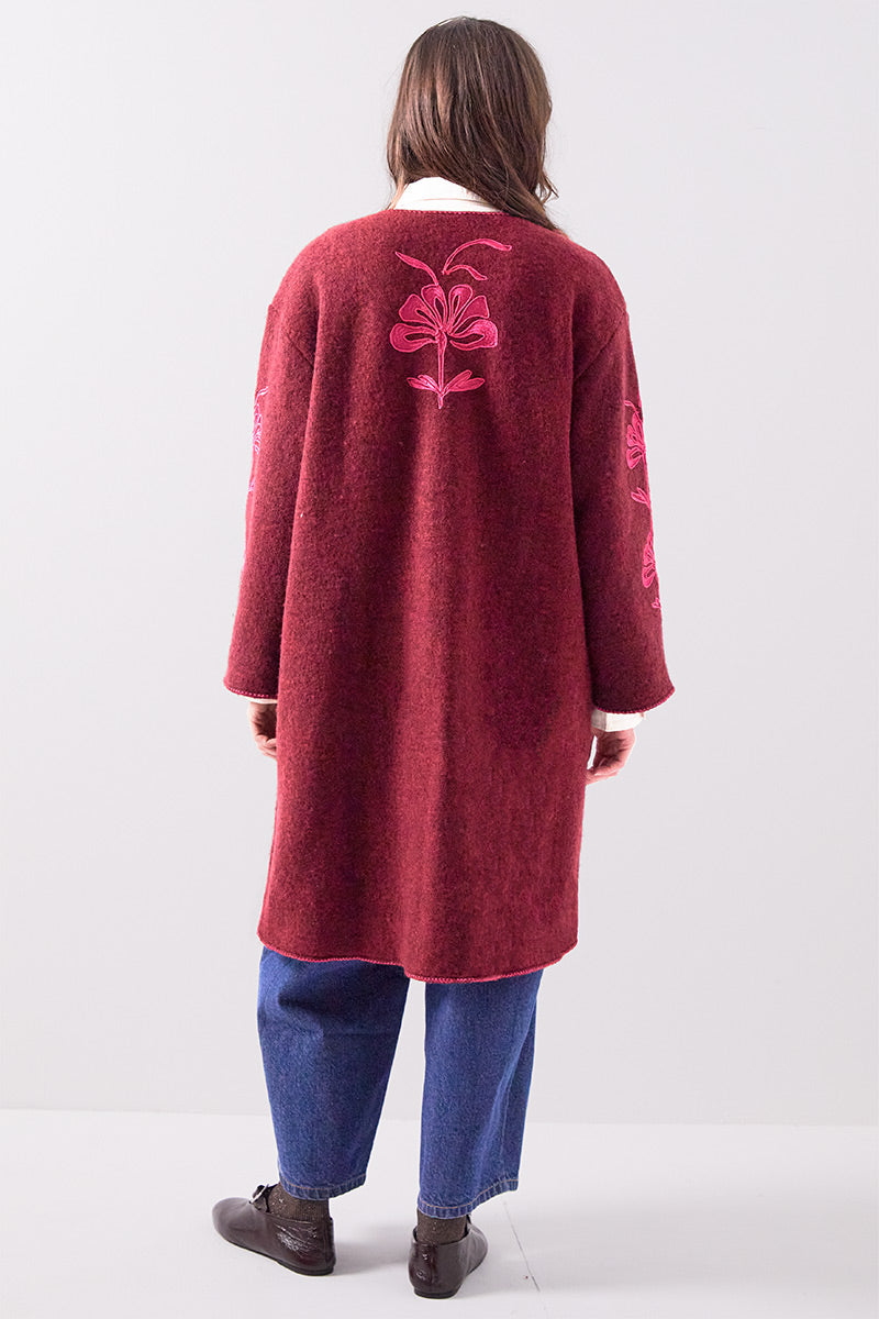 Astrid Wool Embroidered Coat