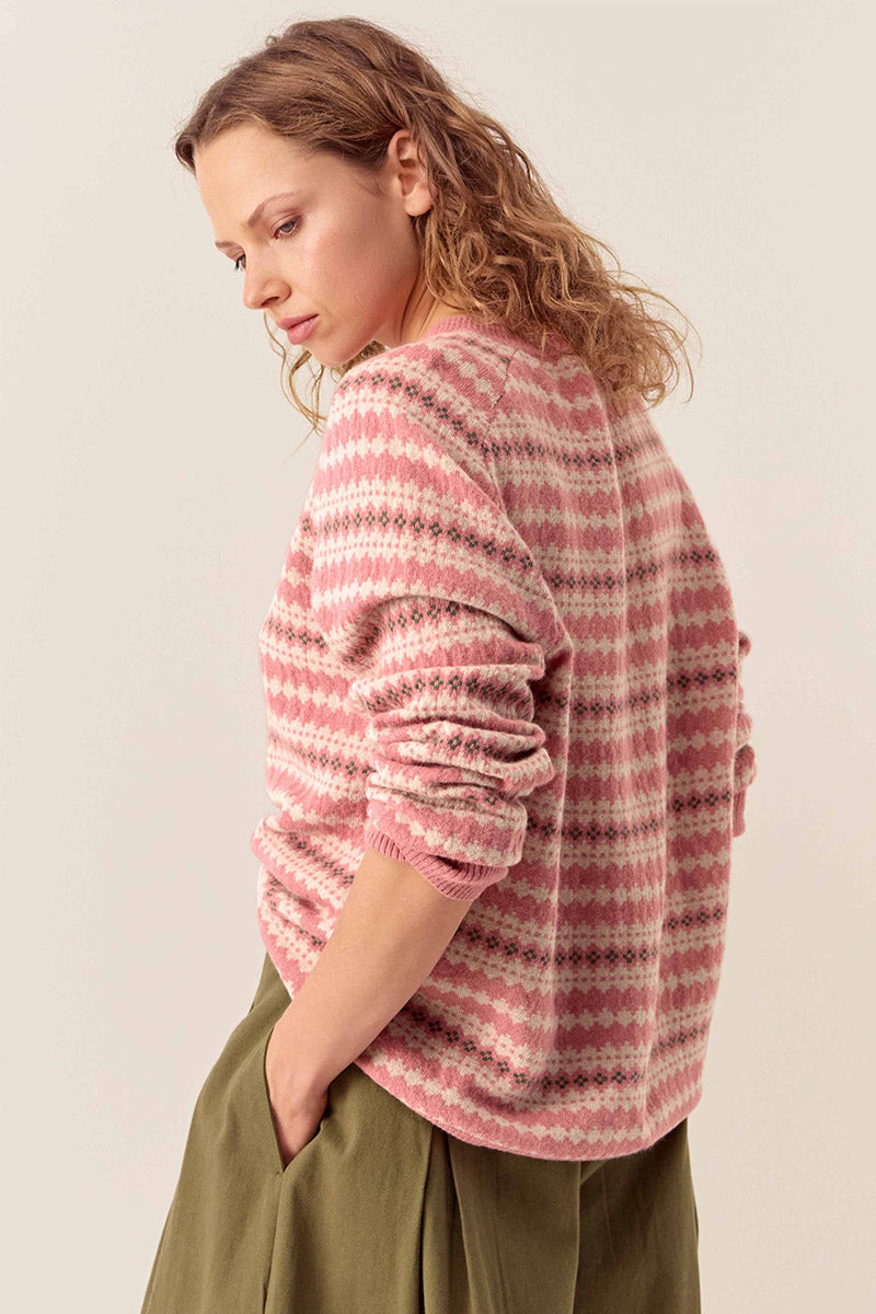 Becky Alpaca and Cashmere Fairisle Jumper