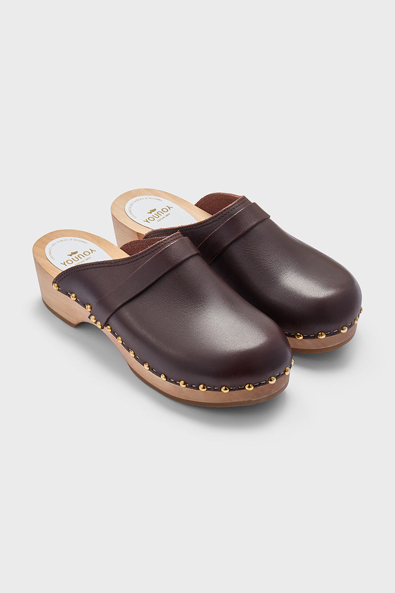 Yren Rock Chocolate Clogs