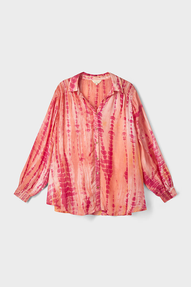 Carrie Tie Dye Pink Shirt