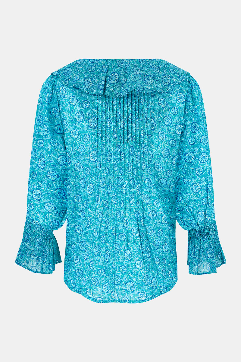 Charu Floral Ruffle Blouse