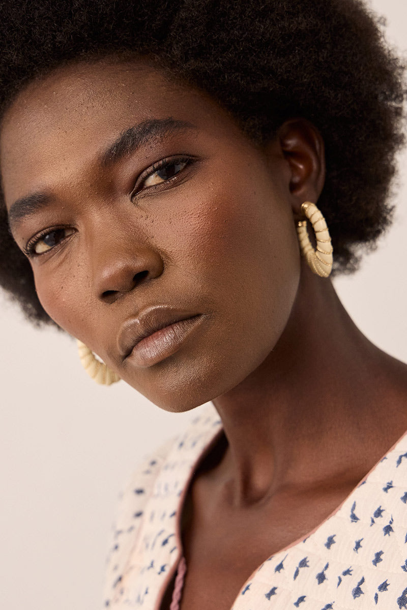 Cyclade Acetate Hoop Earrings