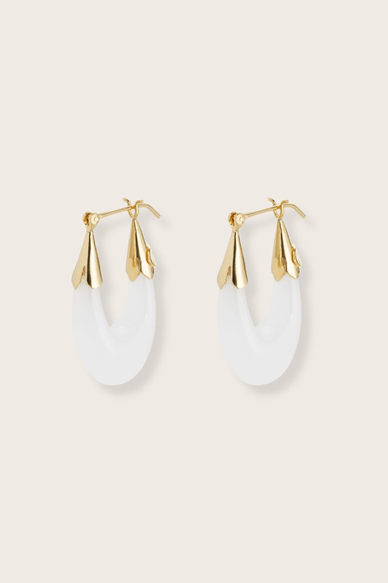 Ecume Acetate Gold Plated Earrings