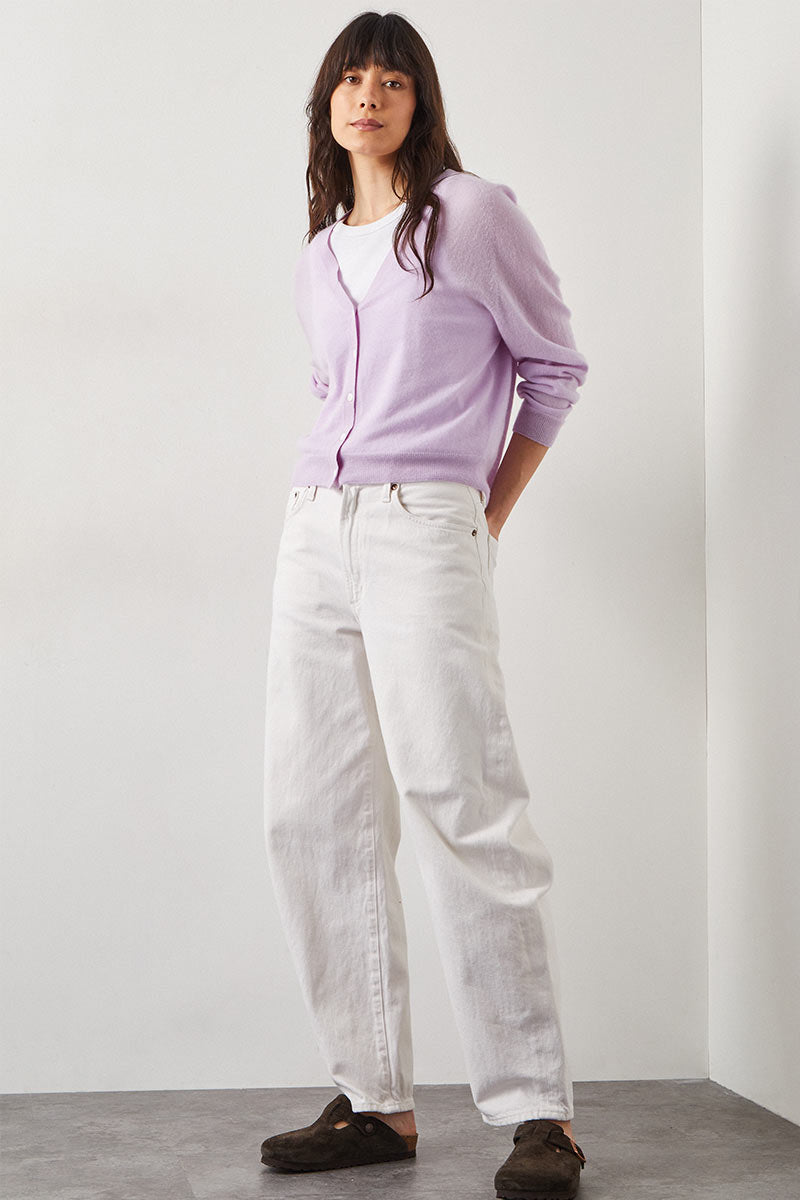 Edie Knitted Cardigan Lilac