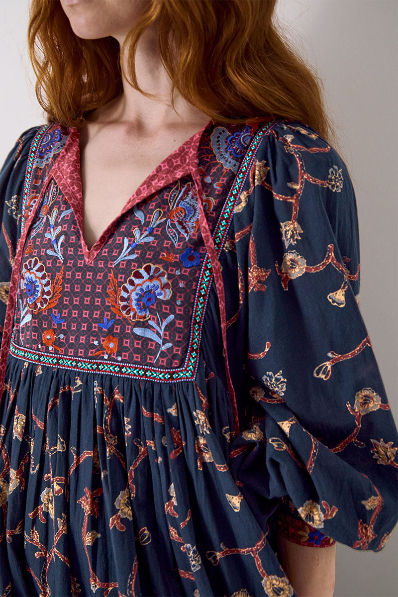Elenie Embroidered Dress