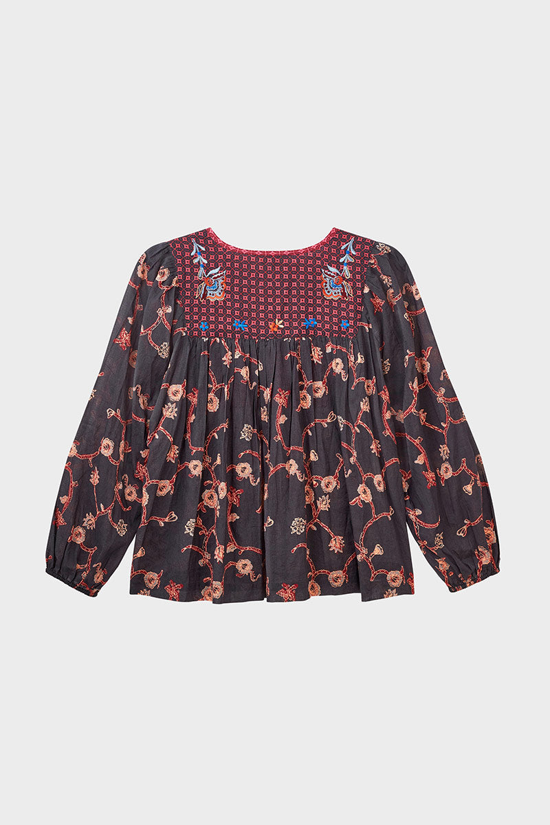 Elenie Embroidered Top