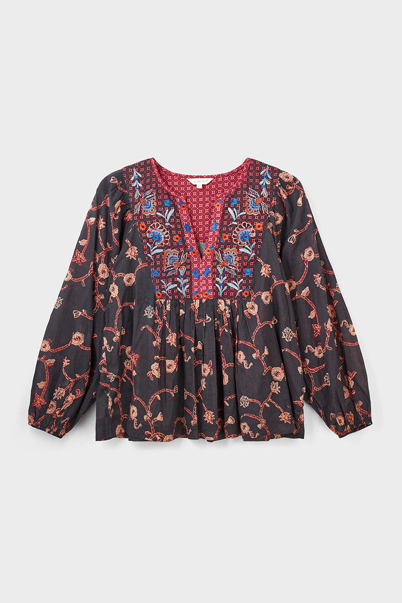 Elenie Embroidered Top
