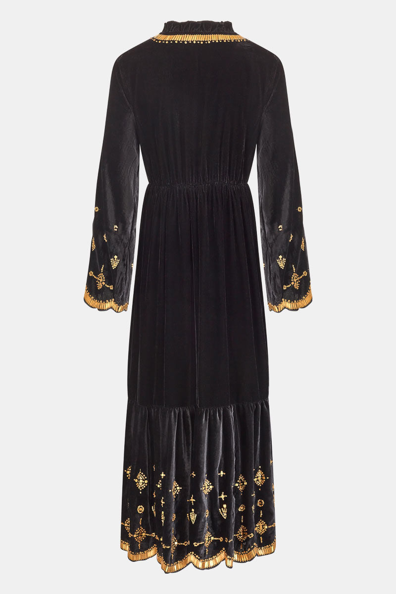 Elide Metal Sequin Dress