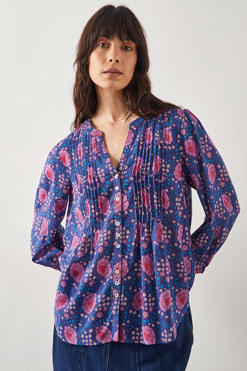 Emelia Pintuck Blouse