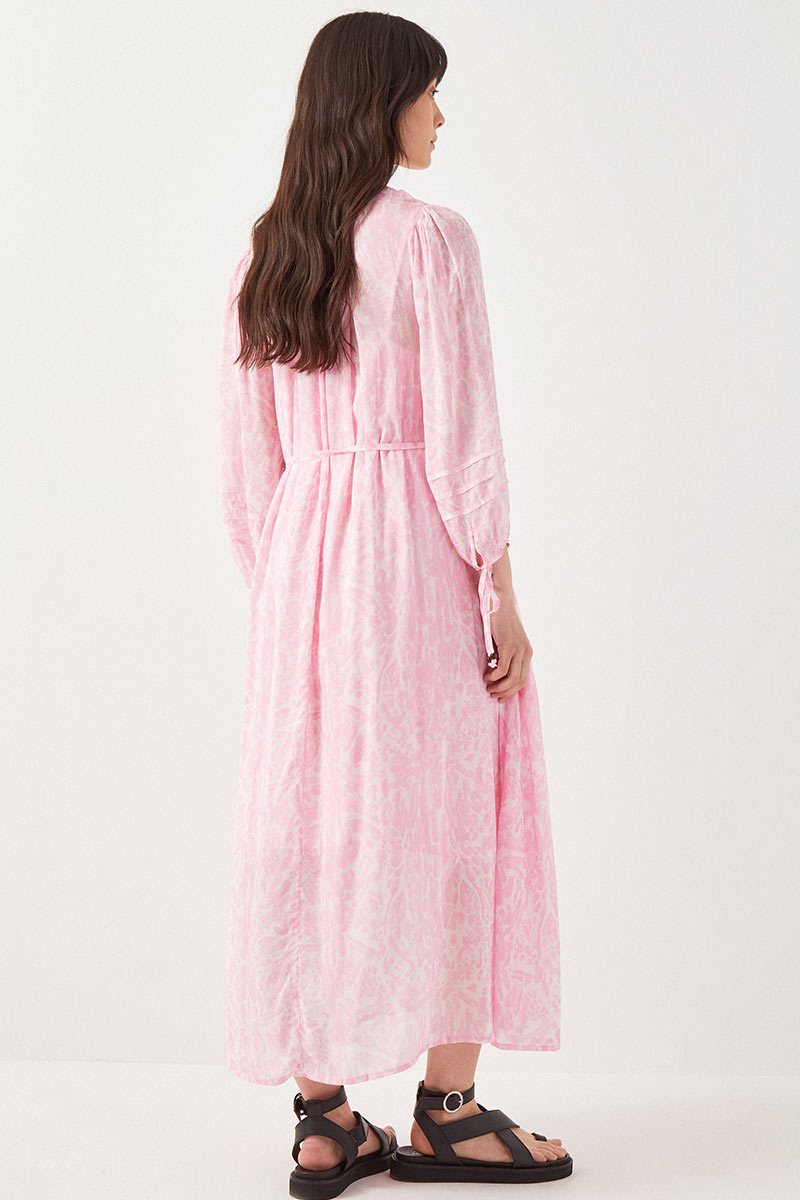 Frances Animal Print Pink Dress