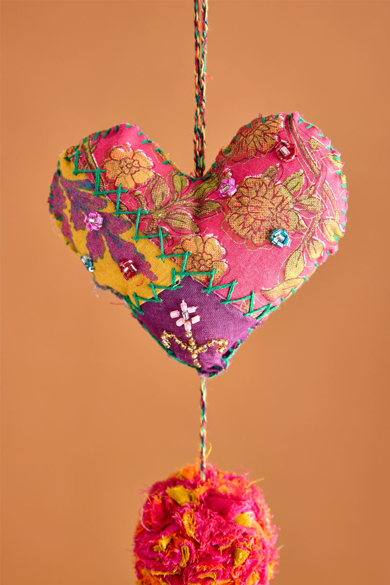 Handcrafted Heart Hanging Ornament