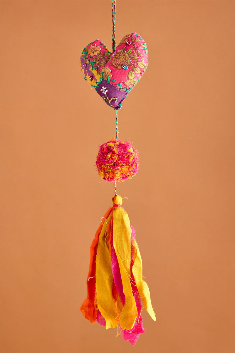 Handcrafted Heart Hanging Ornament