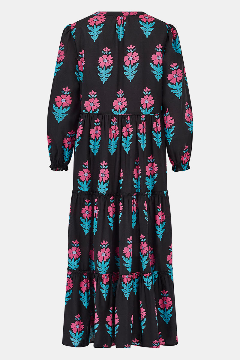 Helena Floral Print Midi Dress