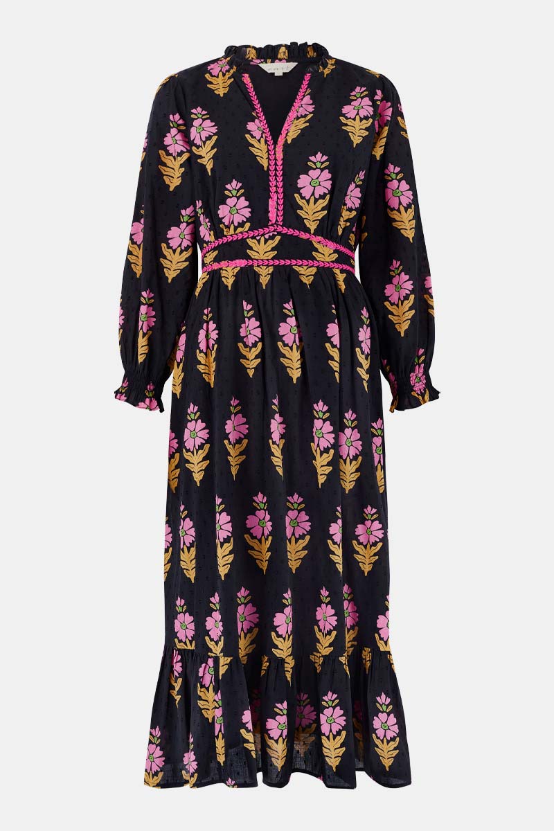 Helena Floral Midi Dress