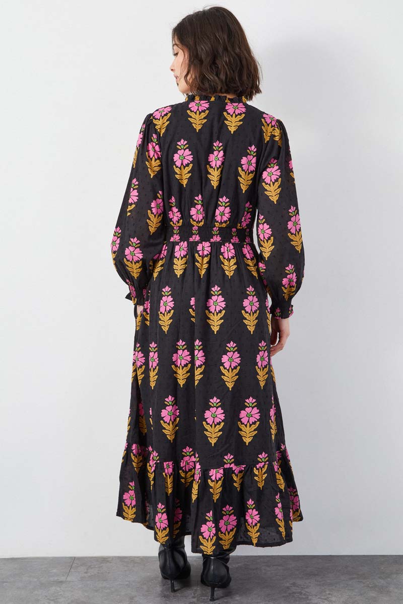 Helena Floral Midi Dress