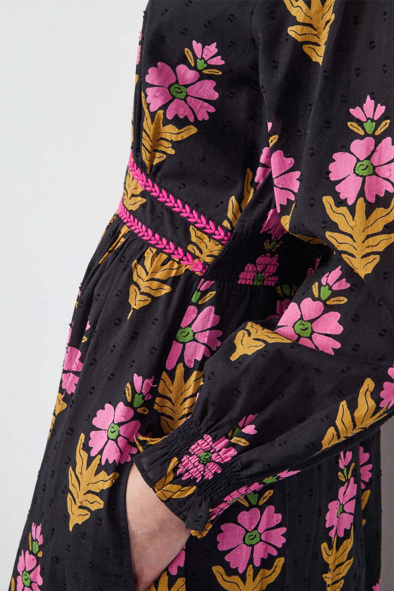 Helena Floral Midi Dress