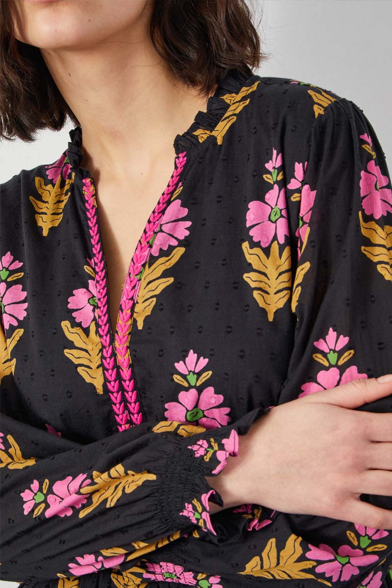 Helena Floral Midi Dress